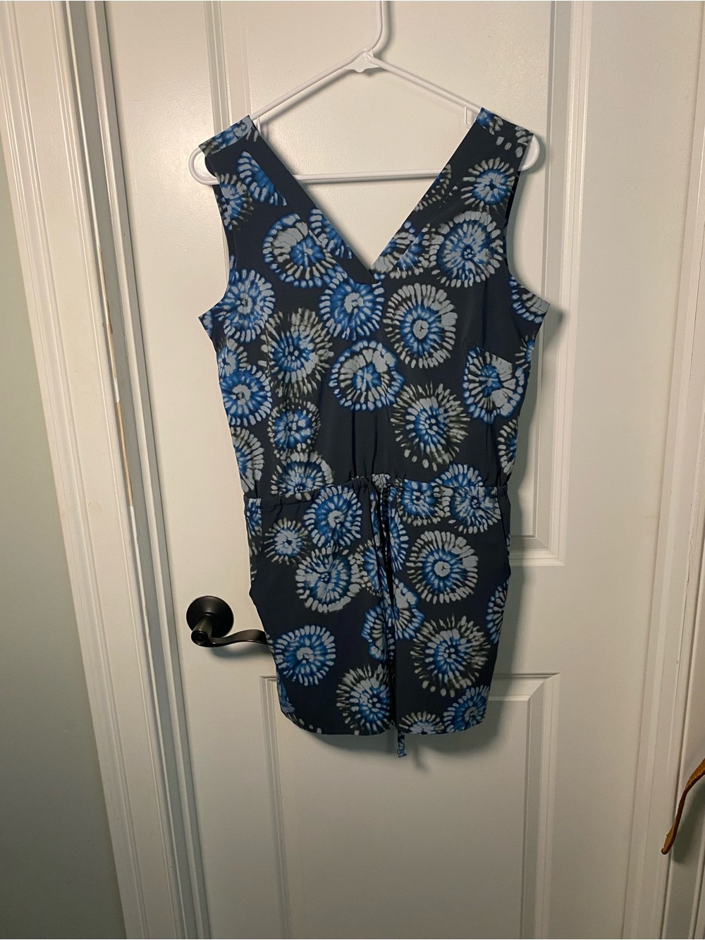 Toad&Co Navy and Blue Tie Dye Romper